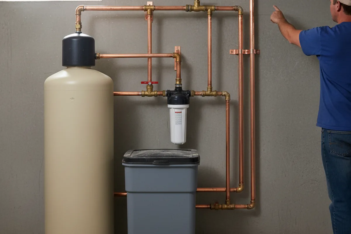 Whole-house water treatment system installed in Bennington